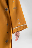 3 Pc Embroidered Khaddar Suit