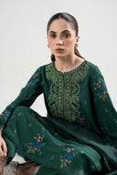 3 Pc Embroidered Karandi Suit