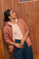 Sherpa Zipped Hoodie