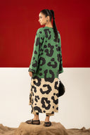2 Pc Printed Twill Suit