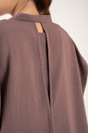 3 Pc Embroidered Poly Wrinkle Suit