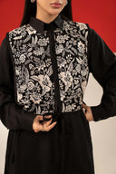 2 Pc Embroidered Linen Suit