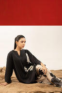 2 Pc Embroidered Twill Suit