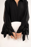 2 Pc Embroidered Crepe Suit