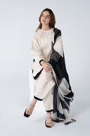 3 Pc Printed Cambric Suit