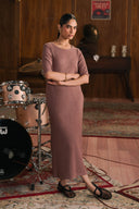 Ribbed Long Dress