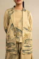 3 Pc Printed Georgette Suit