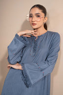 2 Pc Dyed Denim Suit