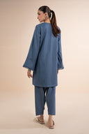 2 Pc Dyed Denim Suit