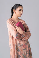 2 Pc Printed Georgette Suit