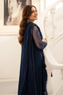 3 Piece Embroidered Chiffon Suit