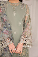 3 Piece Embroidered Organza Suit