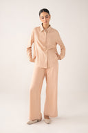 Striped Button-Down Set