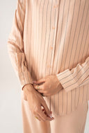 Striped Button-Down Set