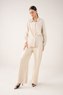 Striped Button-Down Set