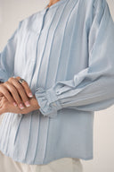 Pleated Woven Top