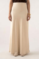 Silk Midi Skirt