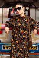 Printed Button-Down Dress