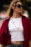 Casual Button-Down Top