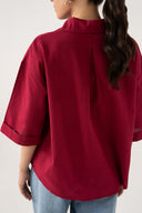 Casual Button-Down Top