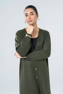 Oversized Button-Down Cardigan