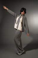 Textured Button-Down Set