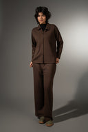 Textured Button-Down Set