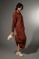 Knitted Skirt Set